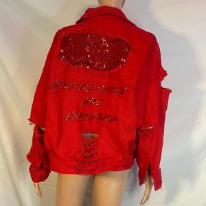 The sparkly denim jacket